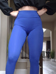 Royal Blue Scrunch-Butt leggings