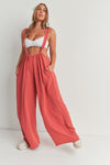 Coral Boho Jumpsuit