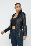 Leather Moto Jacket