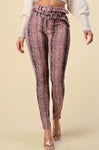 Snake Print Pants